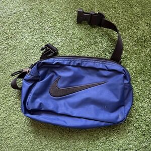 Vintage Nike‎ Dark Blue Fanny Pack Waist Bag White Tag Buckle